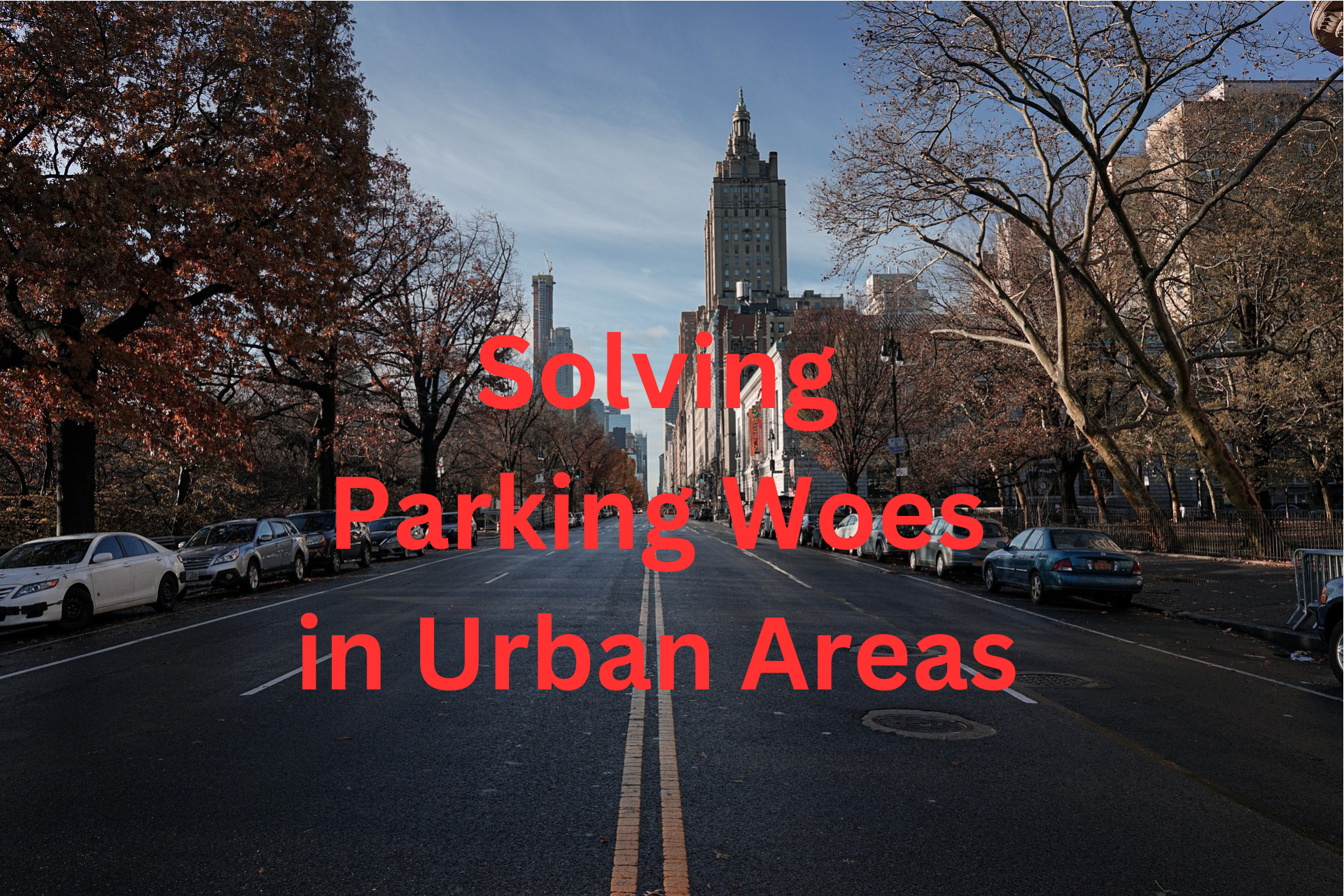 Solving Parking Woes in Urban Areas